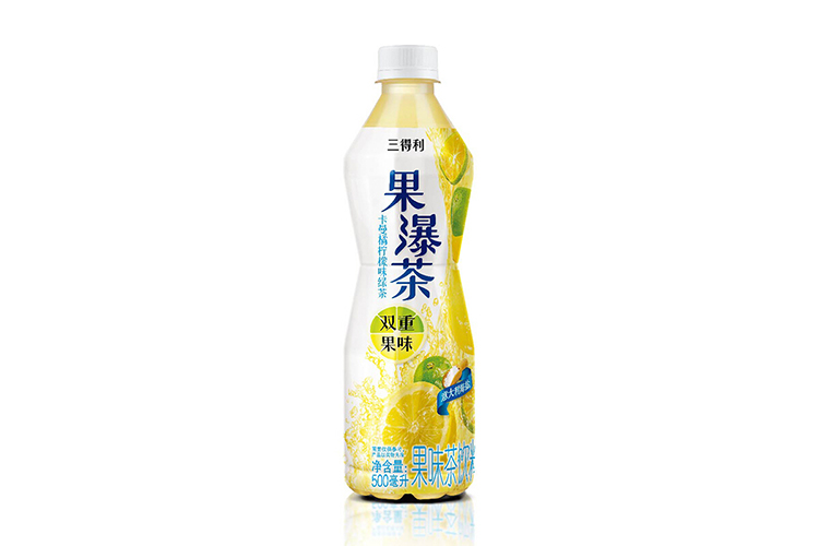 SUNTORY CALAMANSI LEMON GREEN TEA 550ML